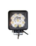 Proiector LED Auto Offroad 27W/12V-24V, 1980 Lumeni, Patrat, Flood Beam 60 Grade