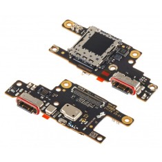 Placa cu Conector Incarcare - Microfon - Modul Cititor SIM Xiaomi Poco F6, Service Pack 5600010N16T00 foto