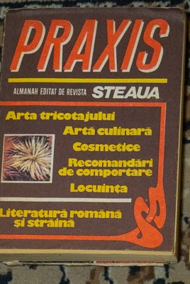 Almanah Praxis (arta tricotajului, arta culinara, cosmetice, recomandari..) foto