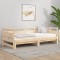 vidaXL Pat de zi extensibil, 2x(80x200) cm, lemn masiv de pin 820317