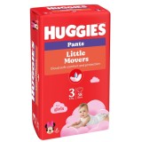 Scutece chilotel Huggies Pants Mega, nr 3, Girl, 58 buc, 6-11 kg