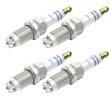 Cumpara ieftin Set 4 bujii scanteie Bosch pentru Audi A2, A3, Skoda Octavia, VW Bora, EOS, Golf, Jetta, Passat, Polo, Touran