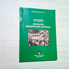 SOCIOLOGIE ANTROPOLOGIE CULTURALA - Gh. Rosculet (autograf) - 2002, 189 p.