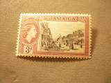 Timbru Jamaica1955 , R. Elisabeta , motive locale , val. 3p, Nestampilat