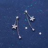 Cercei Din Argint 925 model - FLOARE - zirconiu lung cod ARG94D, Argintboutique