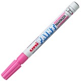 Marker cu vopsea pe baza de ulei,varf fin rotund,0.8-1.2 mm-roz