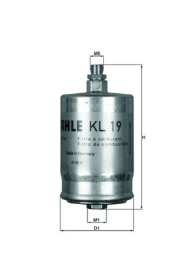 MAHLE KL 19 filtru combustibil