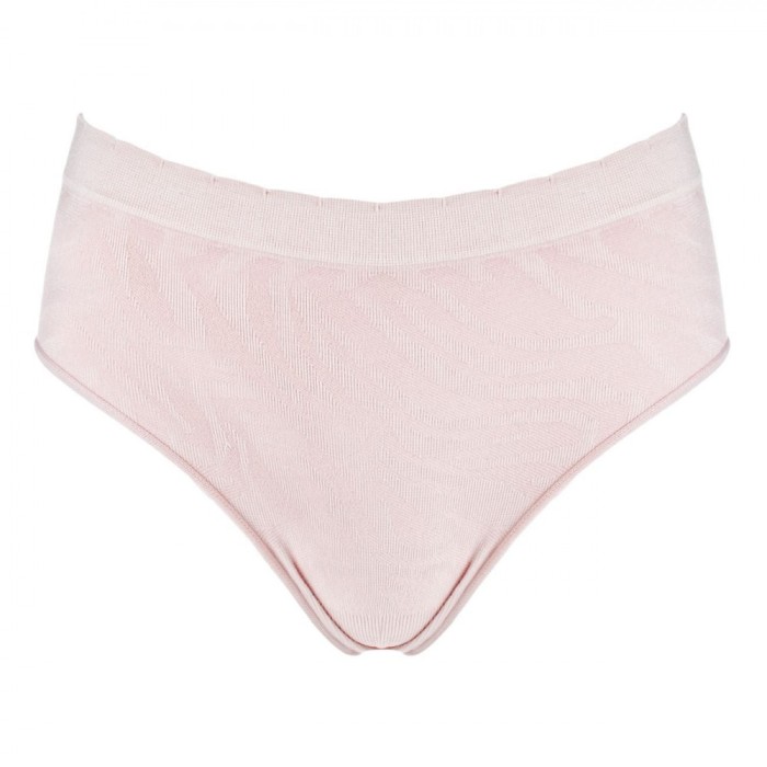 Chiloti Femei Seamless Zebra, Roz Nude, One Size