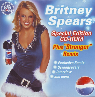 CD Britney Spears &amp;lrm;&amp;ndash; Special Edition CD-Rom (Plus &amp;quot;Stronger&amp;quot; Remix) , original foto