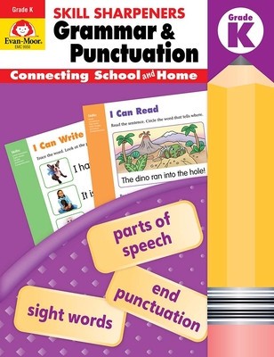 Skill Sharpeners Grammar and Punctuation, Grade K foto