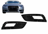 Grile Proiector AUDI A4 B8 facelift (2012-2015) RS4 Design Negru Lucios Performance AutoTuning