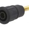 Soclu Banană Negru 4mm 32A 1kV Pe Panou