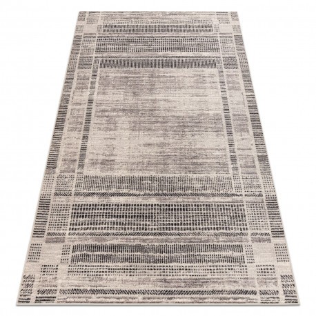 Covor L&acirc;nă ANGEL 7889 / 52022 Vintage, cadru bej / gri, 240x340 cm