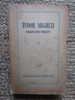 TUDOR ARGHEZI-PAGINI DIN TRECUT foto
