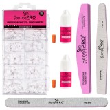 Cumpara ieftin Kit Unghii False cu Tipsuri pentru Manichiura French #03