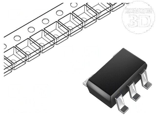 Amplificator operațional 25MHz SOT23-5 2,5-6VDC