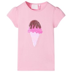Tricou pentru copii, roz aprins, 104