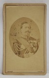 PHOTO DEMIRE , GENERALUL FRANCEZ CHARLES DENIS SAUTER BOURBAKI ( 1816 -1897 ) , FOTOGRAFIE C.D.V. , A DOUA JUMATATE A SEC. XIX