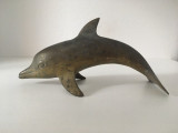 * Figurina din bronz delfin, 21x10 cm, 435 g