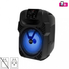 SAL PAR20BTC boxa de petrecere, sistem audio 2 cai, difuzor bass-reflex, Bluetooth, radio FM, afi?aj digital, efecte de lumina LED foto