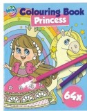 Carte de colorat Princess A5 64 pagini , Grafix