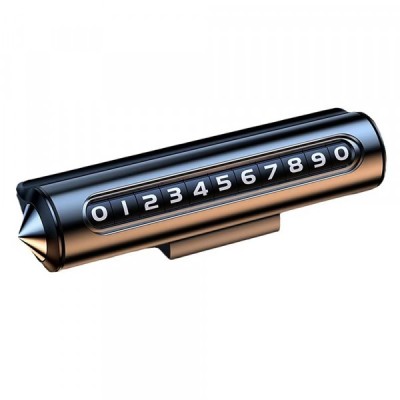 Suport Numar Telefon Auto Techsuit ResQTag foto