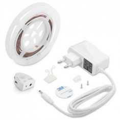 KIT BANDA LED CU SENZOR MISCARE PENTRU ILUMINAT PAT 4500K(SINGLE) foto