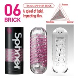 Masturbator Tenga Spinner Brick Transparent