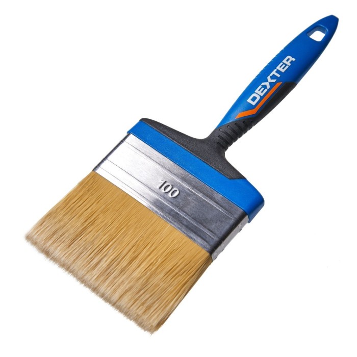 Pensula plata Dexter, pentru utilizare universala, latime 100 mm, maner polipropilena