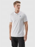 Tricou polo regular pentru bărbați - alb