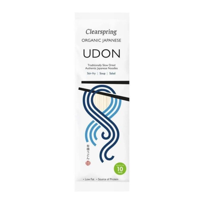 Paste Udon Din Grau Bio 200 grame Clearspring