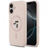 Husa MagSafe pentru Apple iPhone 17, Karl Lagerfeld, Ring Karl &amp; Choupette, Roz