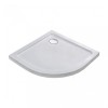 Cădiță de duș acrilică joasă curbată Modena Slim 90x90x5.5 cm