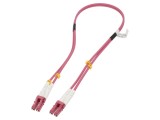 Patch Cord Fibra Optica OM4 LC/UPC 0,5m LSZH Goobay 95933