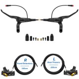 Cumpara ieftin Kit frane hidraulice trotineta electrica Y5 Delantero/Spate Negru