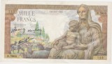 Bancnotă Franța 1000 Francs D&eacute;m&eacute;ter 1943 seria 124987755