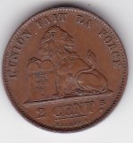 Moneda Belgia 2 centimes 1870 &ndash; Leopold II