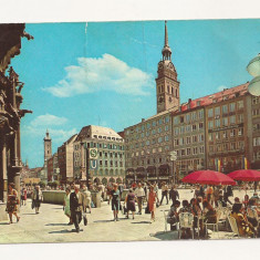 FG2 - Carte Postala- GERMANIA - Munchen, Marienplatz, Circulata 1979