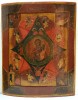 Icoana Ruseasca Antica, Rugul Aprins, Secol XIX, Tempera/Lemn, 54x41.5cm, Certificat Autenticitate