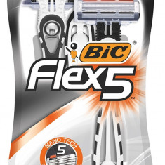 Bic Aparat De Ras Dispozabil Pentru Barbati Flex5 Cu 5 Lame Pachet 3 Bucati 680459