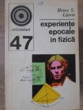Experiente Epocale in Fizica - Henry S. Lipson, Enciclopedica Romana 1973, Orizonturi, Romana, Fizica