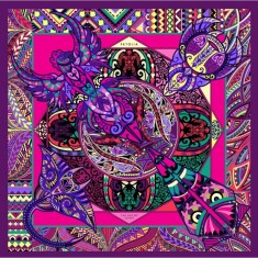 Batic Power of Life din mătase naturală - purple