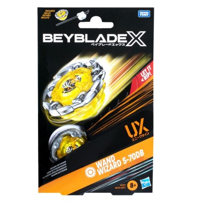 BEYBLADE X LET IT RIP SET LANSATOR SI ROATA WAND WIZARD 5-70DB UX SuperHeroes ToysZone foto