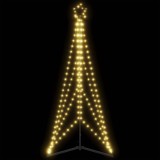 Pom de Crăciun LED 363 LED-uri Alb Cald 182 cm
