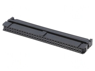 Conector IDC mufă mamă 60 PIN cu presare cablu foto