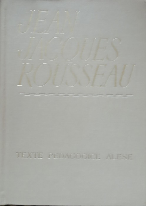 TEXTE PEDAGOGICE ALESE - JEAN JACQUES ROUSSEAU