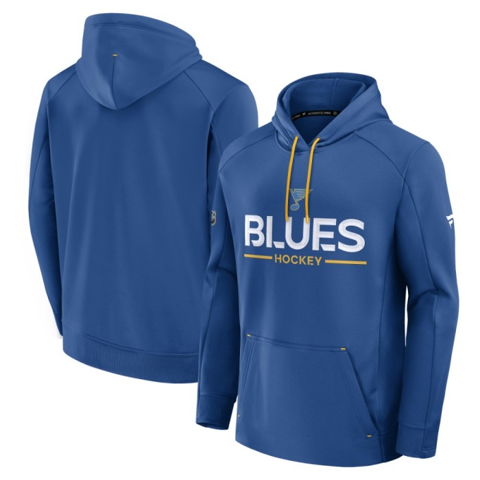 St. Louis Blues hanorac de bărbați cu glugă Authentic Pro Rink Poly Fleece POH - M