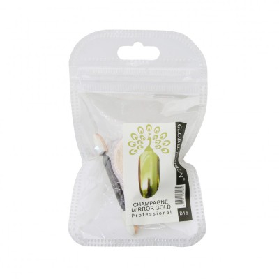 Pigment unghii Champagne Mirror Gold B15 foto