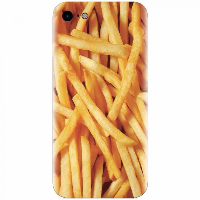 Husa silicon pentru Apple Iphone 6 / 6S, Fries