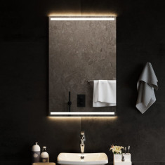 vidaXL Oglindă de baie cu LED, 60x90 cm
